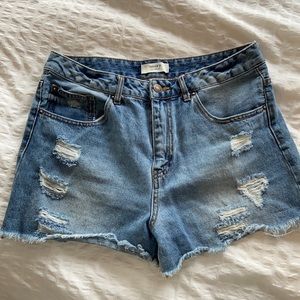 Forever 21 High waisted jean shorts